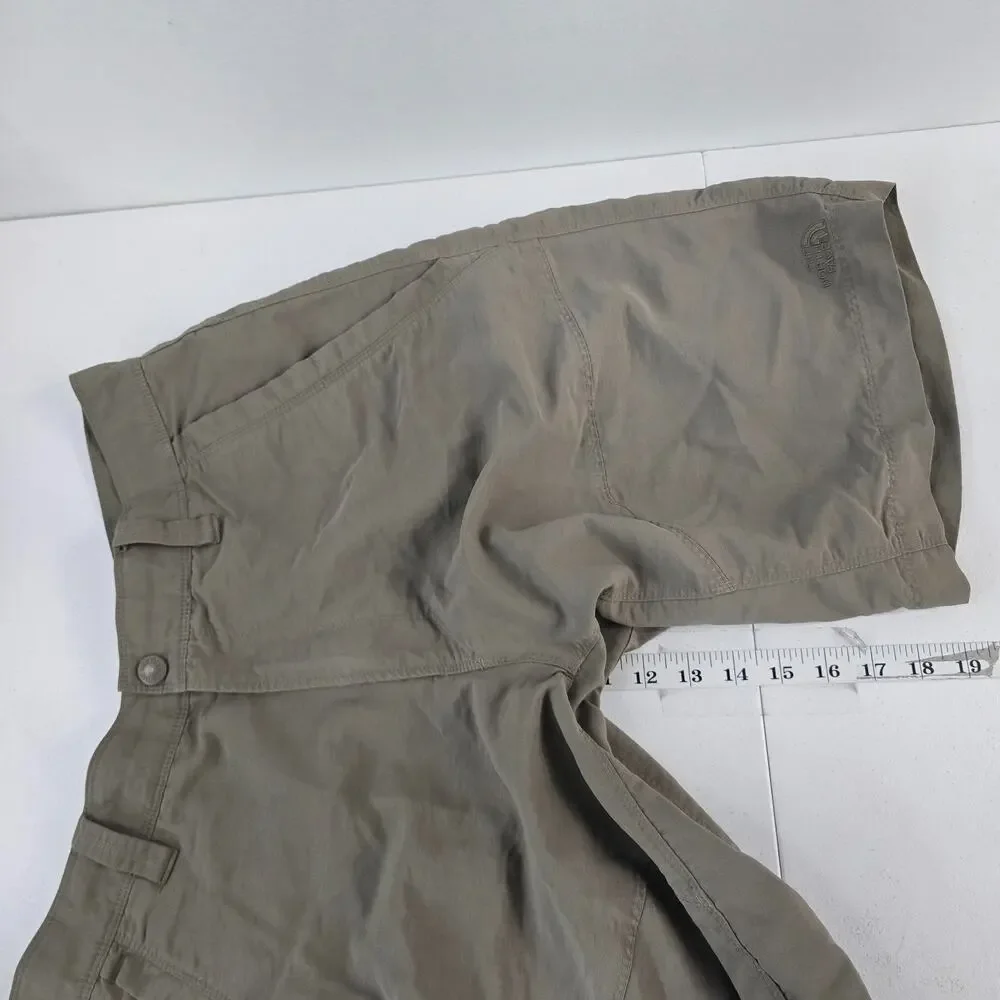 The North Face Men’s AXEZ Cargo Shorts Green Size 34 Outdoor Hiking Utility 6374
